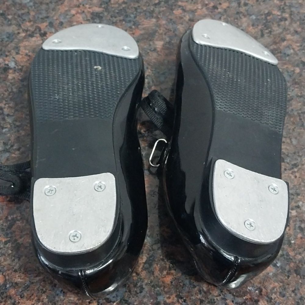 Dance Class Tap Shoes...SIZE 12..EUC - Picture 3 of 3